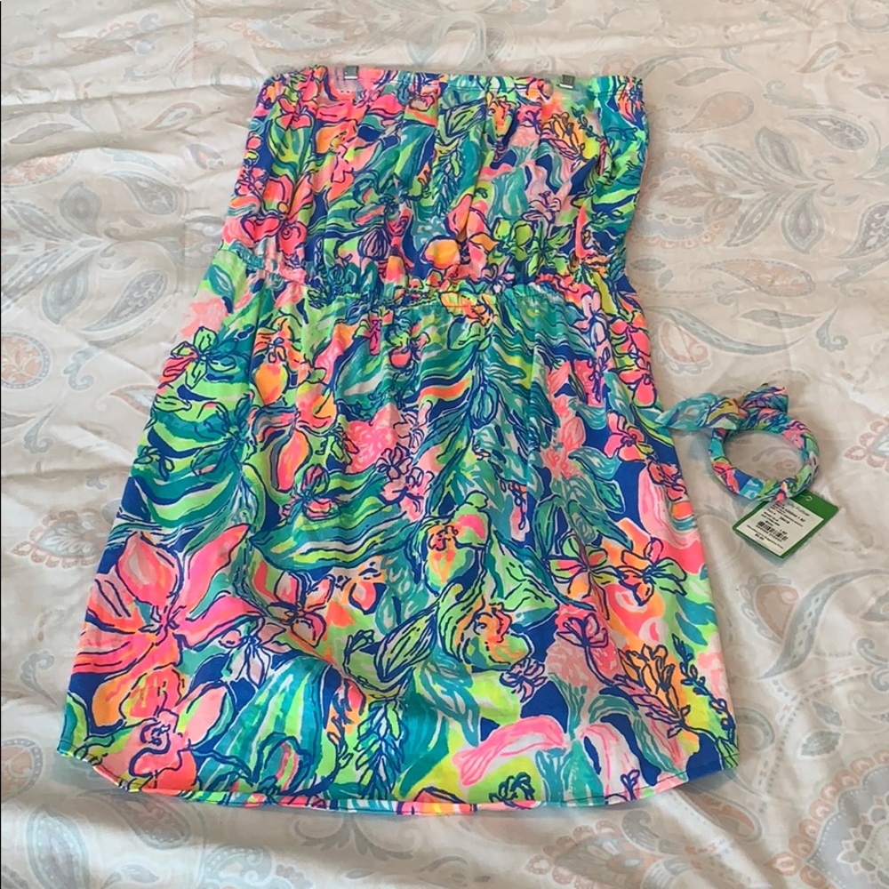 Lilly Pulitzer swim suit cover up size large